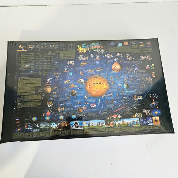 Children's Map Of The Solar System Puzzle 500 PC Space Jigsaw New Sealed - Picture 4 of 5
